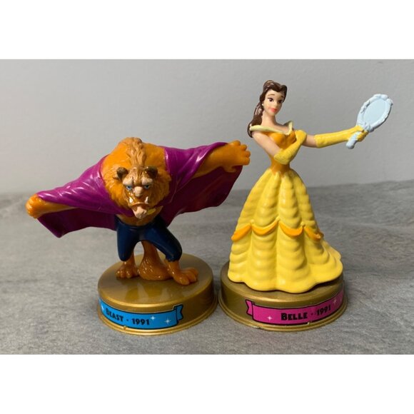 Belle & Beast 2002 McDonalds Collectible Figures Set - Picture 6 of 6